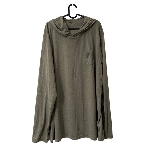 Poncho Outdoors Performance Hoodie Moss Green Long Sleeve Mens Size 3XL - Picture 1 of 7